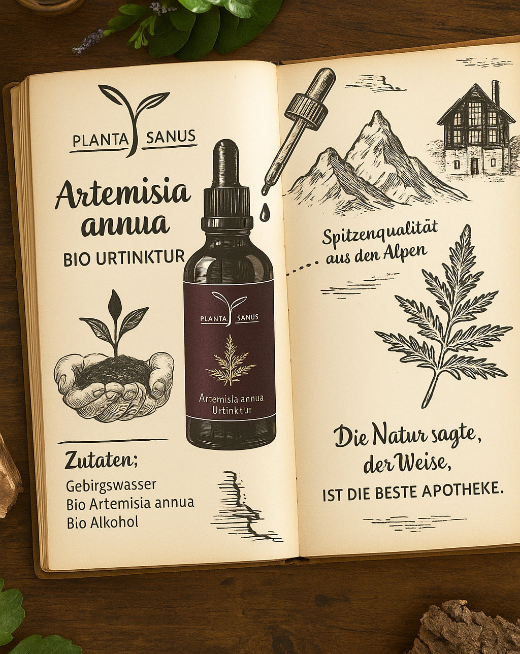 Artemisia annua bio Urtinktur Planta Sanus